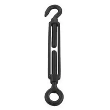 Spanner open behuizing m6 oog-haak RVS Zwart