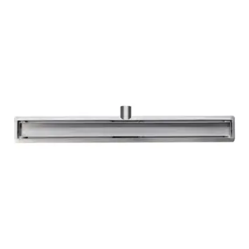 Marho Drip douchegoot met flens en tegelrooster 50 x 7 cm RVS