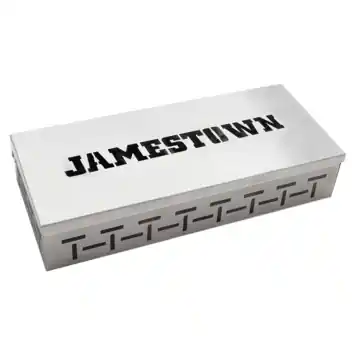 Jamestown universele smoke box RVS 25 x 12 x 6,2 cm