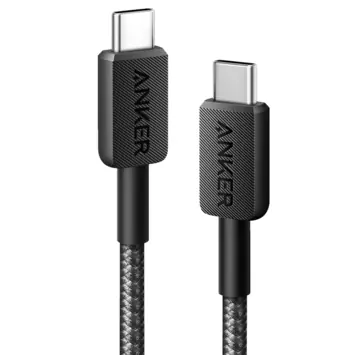 Anker 322 USB-C naar USB-C kabel snelladen 1 m zwart