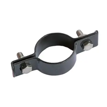 Giardino middenklem voor ronde tuinpaal zwart 48 mm
