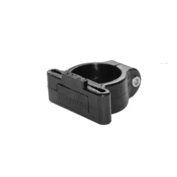 Giardino plastiek hoekklem voor 48 mm profielpaal RAL 9005 zwart 6 stuks