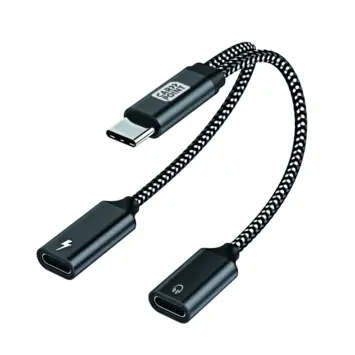 Carpoint 2 in 1 Adapter USB-C > 2X USB-C Splitter