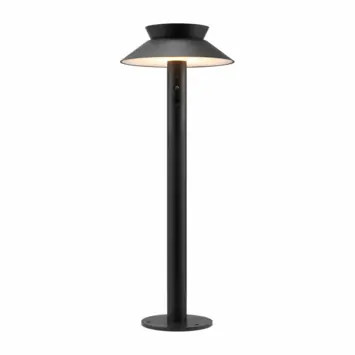 Nordlux solar tuinpaal Justina zwart 5W geïntegreerde LED