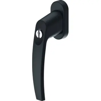 Abus raamkruk FG71 zwart SKG**