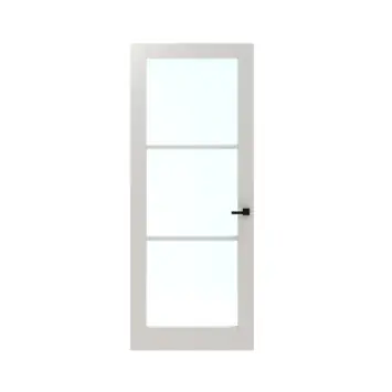 Lundia binnendeur Frama Tre 2C01 blank glas wit gegrondverfd stomp 88 x 211,5 cm