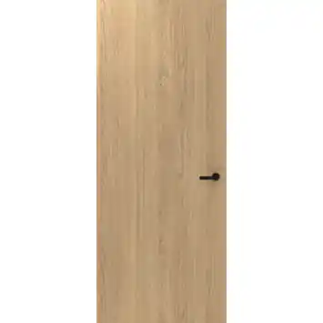 Lundia binnendeur Glat En CA01 light oak fineer opdek links 88 x 211,5 cm