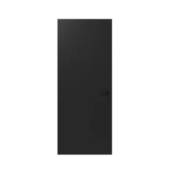 Lundia binnendeur Glat En AA01 RAL 9011 gelakt stomp rechts 93 x 201,5 cm