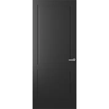 Lundia binnendeur Vika En AA02 RAL 9011 gelakt opdek links 93 x 231,5 cm