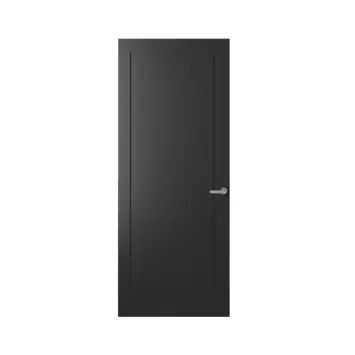 Lundia binnendeur Vika En AA01 RAL 9011 gelakt stomp rechts 63 x 231.5 cm