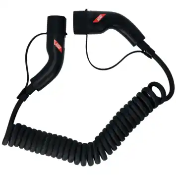Carpoint Spiraal Laadkabel Elektrische Auto Type2>2 32A 1ph 6 meter