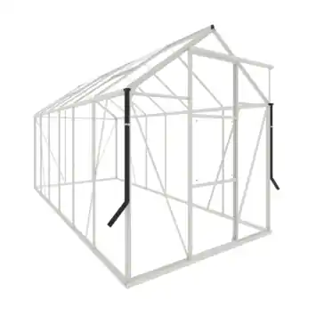 Royal Well Kate IV kweekkas full option aluminium wit 7,16 m²
