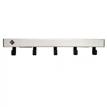 Vepa Bins Pro-line wandkapstok met 5 haken - grijs / zwart