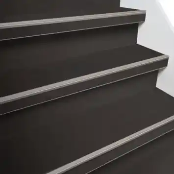 Firststep traprenovatieset pvc-treden beton zwart 4 stuks