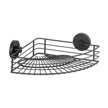 Wenko Vacuum-Loc hoekrek Bari metaal wit
