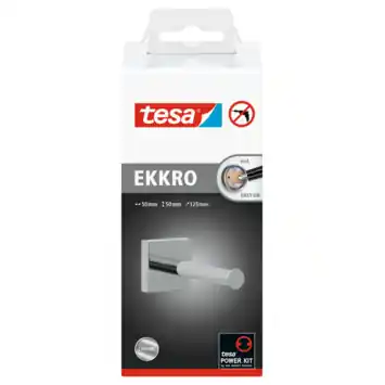 Tesa Ekkro reserverolhouder verchroomd metaal