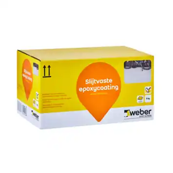 Weber Beamix epoxycoating slijtvast RAL 7035 lichtgrijs