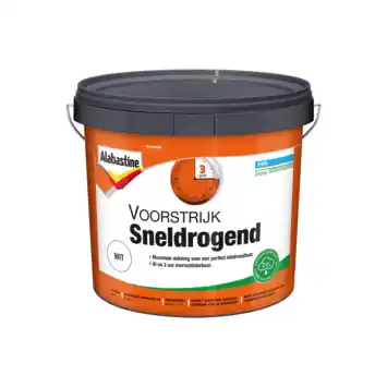 Alabastine voorstrijk sneldrogend wit 2,5 liter