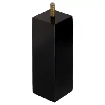 Duraline meubelpoot zwart hout 5x5x15 cm