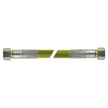 Sanivesk Flexibele Gasslangset RVS M24x1,5 125cm