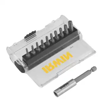 Irwin schroefbitset Torx 25 mm 10-delig T10-T40 (Inclusief schroefbithouder)