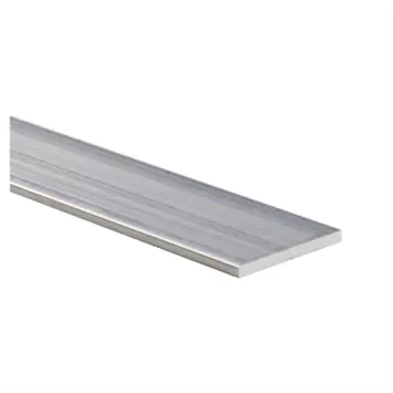 Profiel plat aluminium brut 10x2x1000mm