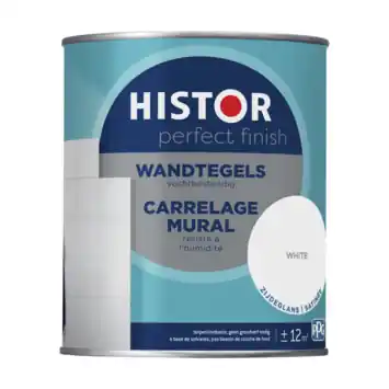 Histor Perfect Finish wandtegels zijdeglans 7000 wit 750 ml