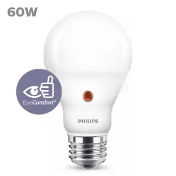 Philips LED peer E27 60W dag/nacht sensor mat niet dimbaar