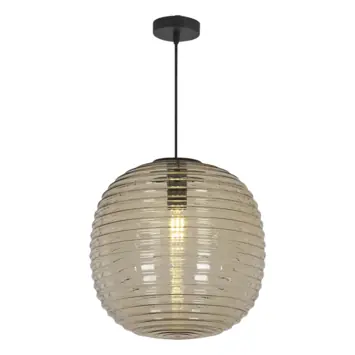 KARWEI hanglamp Eva amber glas ø40x46cm