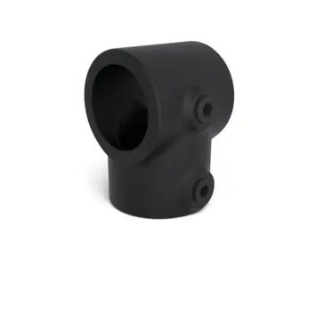 Novidade steigerbuis koppelstuk t-stuk zwart ø 27 mm