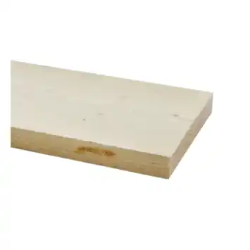 Steigerhout ca. 29 x 195 mm lengte 250 cm blank