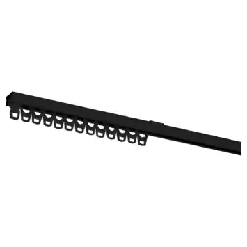 Intensions complete set uitschuifbare gordijnrail Plus zwart 210-400 cm