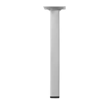 Duraline meubelpoot vierkant zilvergrijs 25x25 mm 25 cm