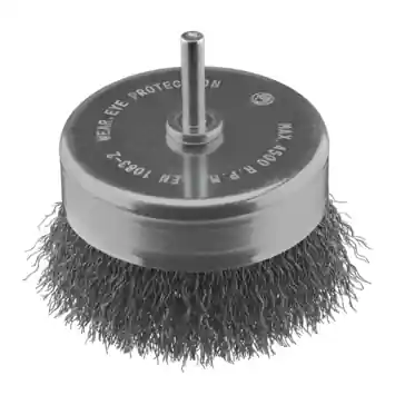 Irwin komstaaldraadborstel Ø80 mm voor (accu)boormachine. Metaal grof.