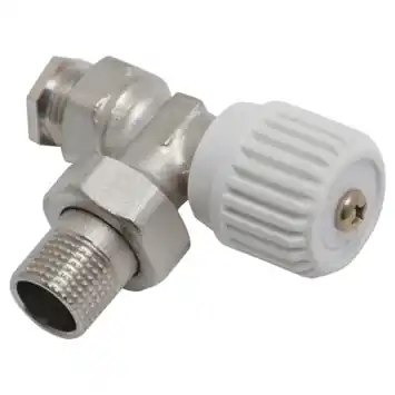 Sanivesk radiatorkraan 1/2" haaks