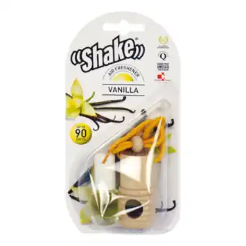 Shake luchtverfrisser + navulling Vanilla 2x4,5ml