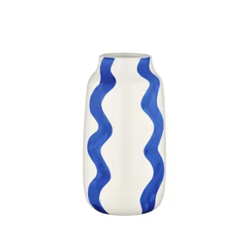 Vaas strepen blauw