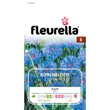 Fleurella zaden korenbloem blauw