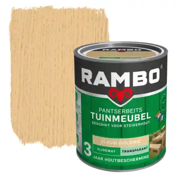 Rambo Pantserbeits Tuinmeubel zijdemat transparant kleurloos 750 ml