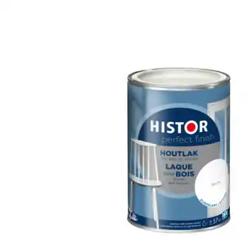 Histor Perfect Finish houtlak zijdeglans 7000 wit 1,25 liter