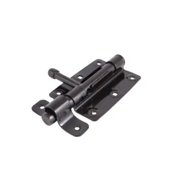 Waelbers schuifgrendel 100 mm zwart