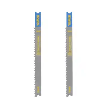 Irwin Pro decoupeerzaagblad U-aansluiting voor laminaat / spaanplaat - 2 stuks
