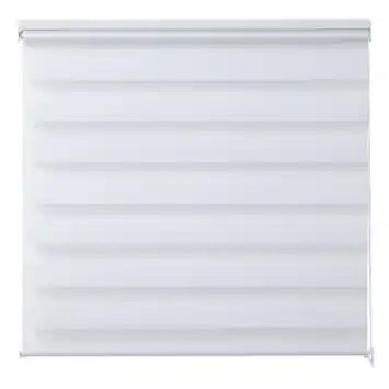 OK duo rolgordijn lichtdoorlatend wit 140x150 cm (bxh)