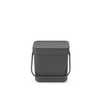 Brabantia afvalemmer Sort & Go 3L grijs
