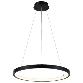 KARWEI hanglamp June 3-step dim zwart 25W Ø57,5cm