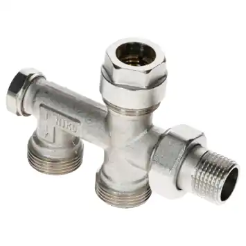 Sanivesk Radiator Onderblok 1/2"