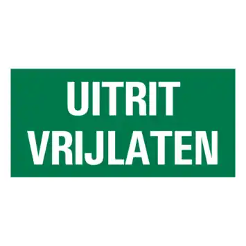 Pickup bord uitrit vrijlaten 30x15 cm