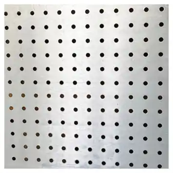 Plaat geperforeerd aluminium brut 1000x500x0,8 mm