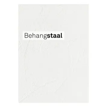 Behangstaal vliesbehang stuc strepen wit (A533-166)