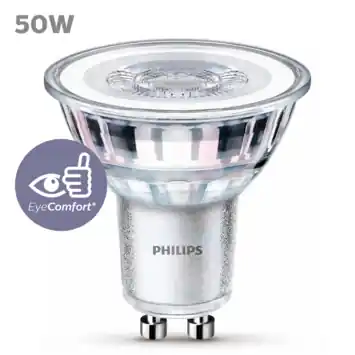 Philips LED spot GU10 50W niet dimbaar